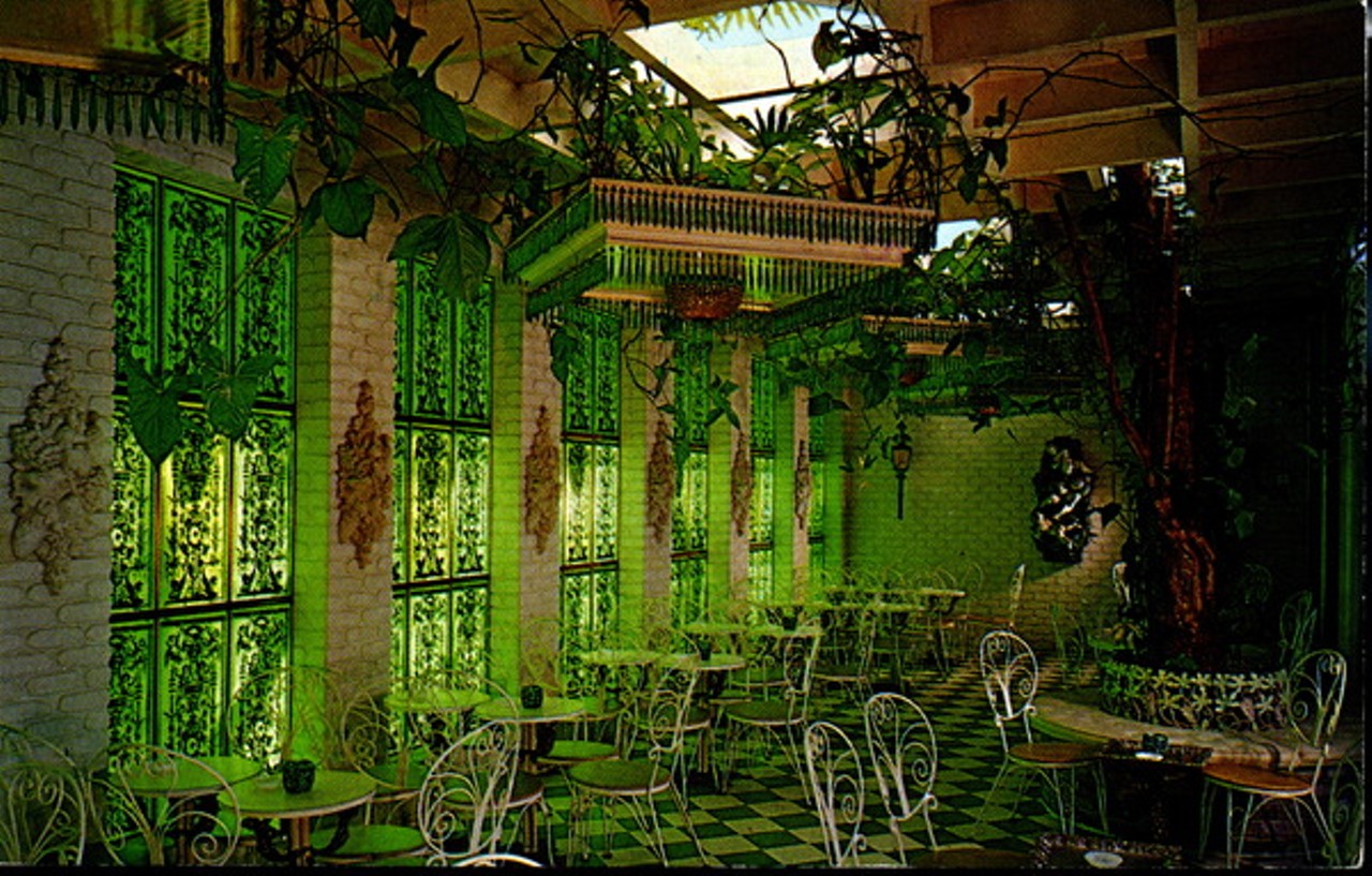 Emerald lounge at the Kapok Tree Inn.