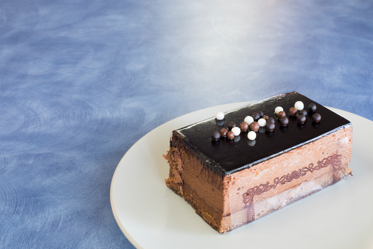 A sublime opera cake is also served up.
