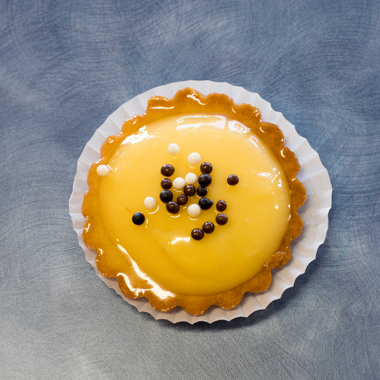 Flying with Jerome's pastries and desserts, including this lemon tart, are thrilling.
