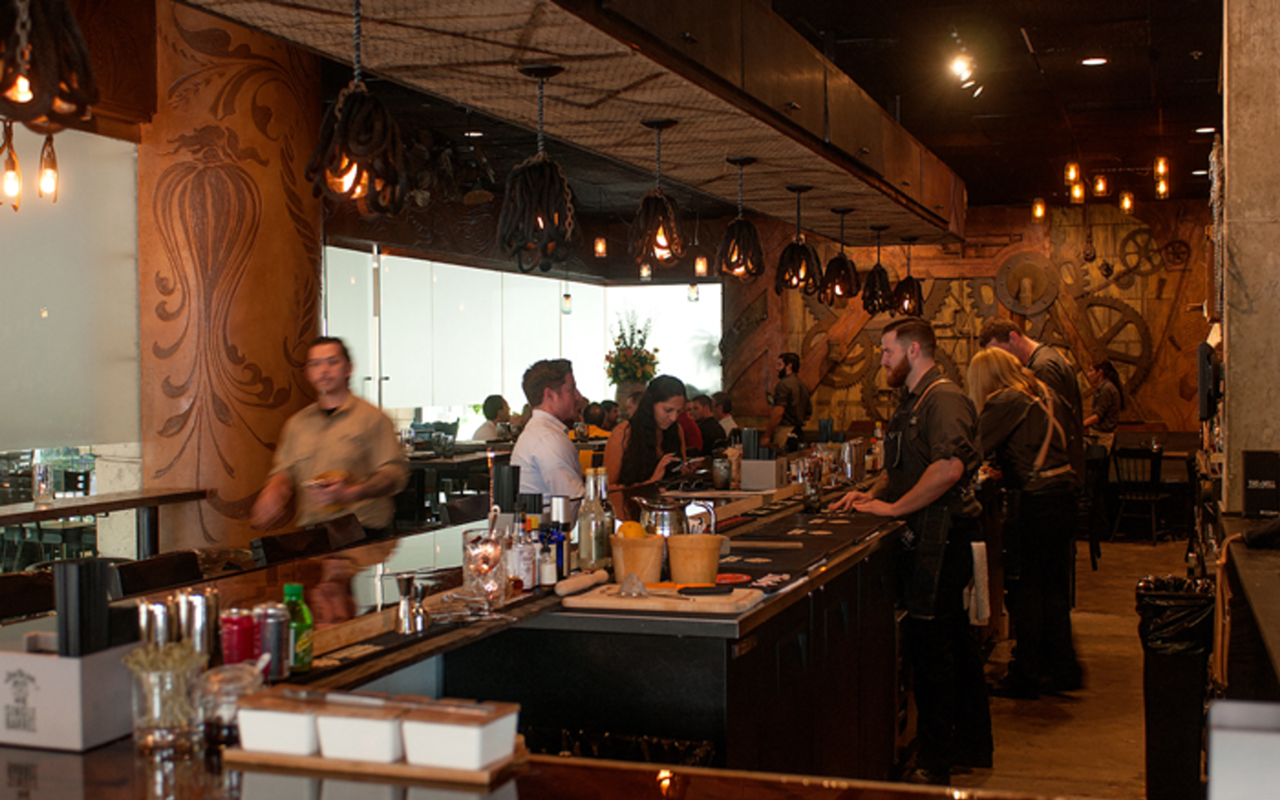 With an attractive bar and industrial decor, The Mill is unpolished yet refined.