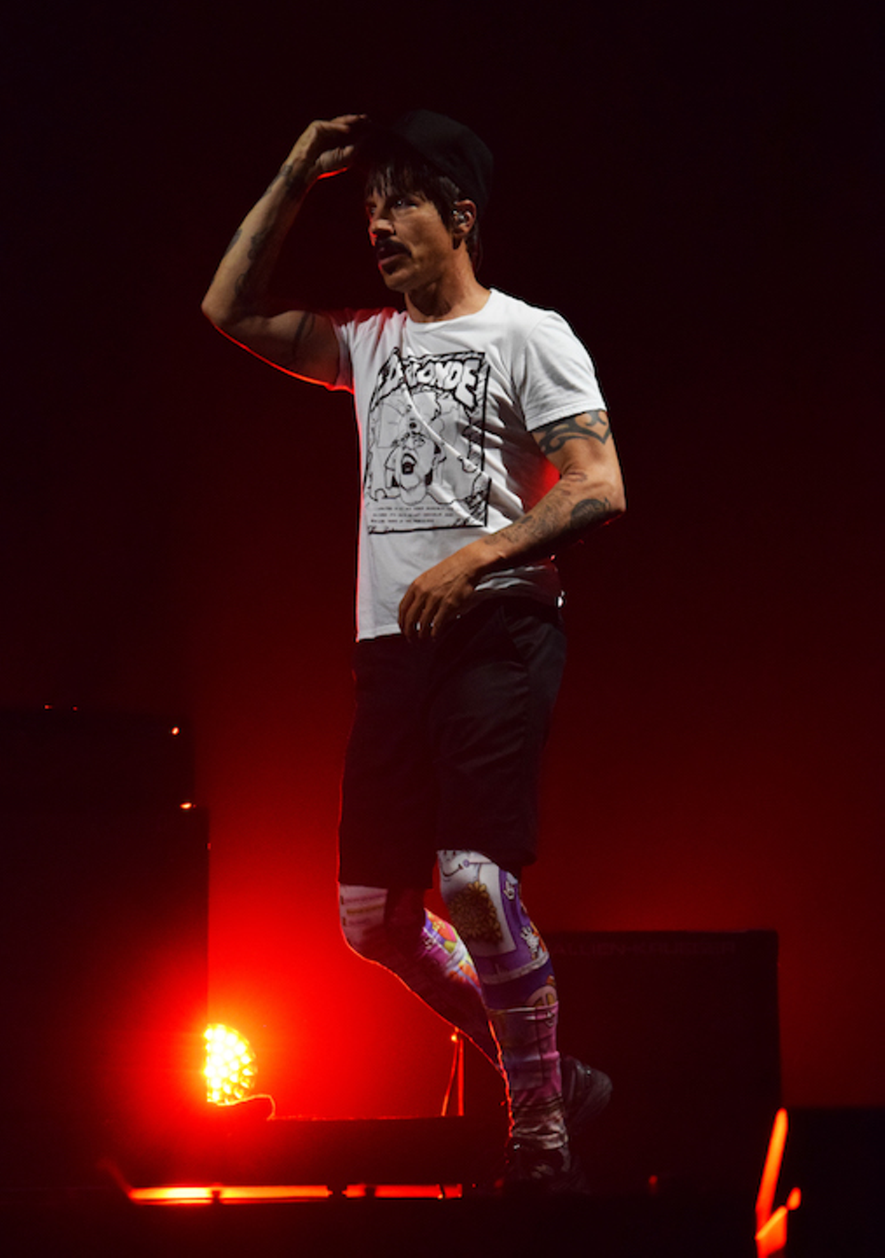 The Red Hot Chili Peppers play Amalie Arena in Tampa, Florida on April 27, 2017.