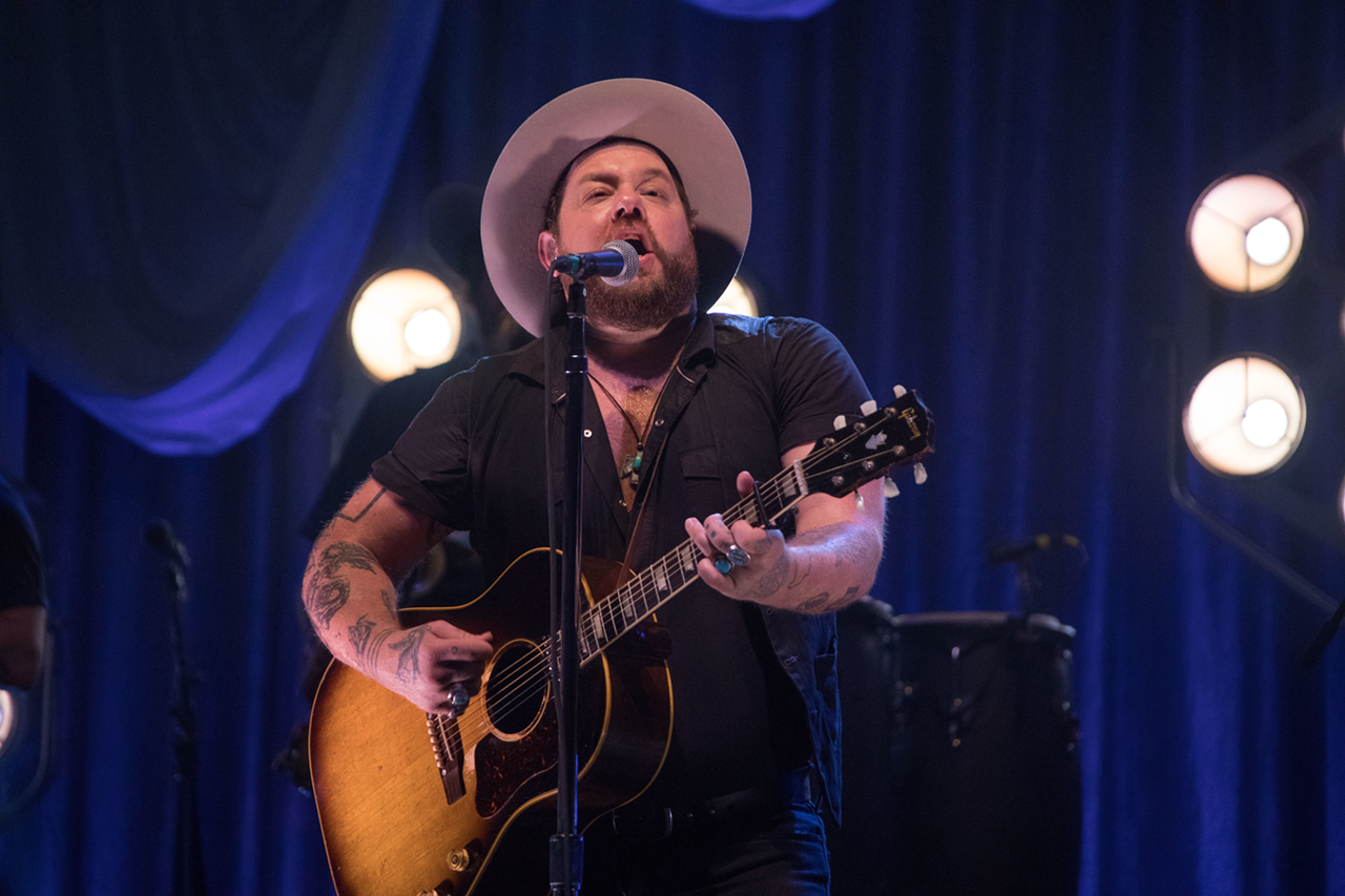 Nanthaniel Rateliff & the Night Sweats play Jannus Live in St. Petersburg, Florida on May 5, 2018.