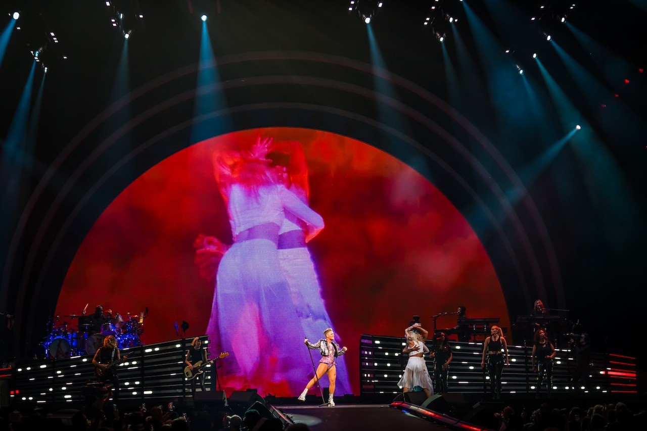 Review: P!nk trustfalls into Orlando’s Amway Arena