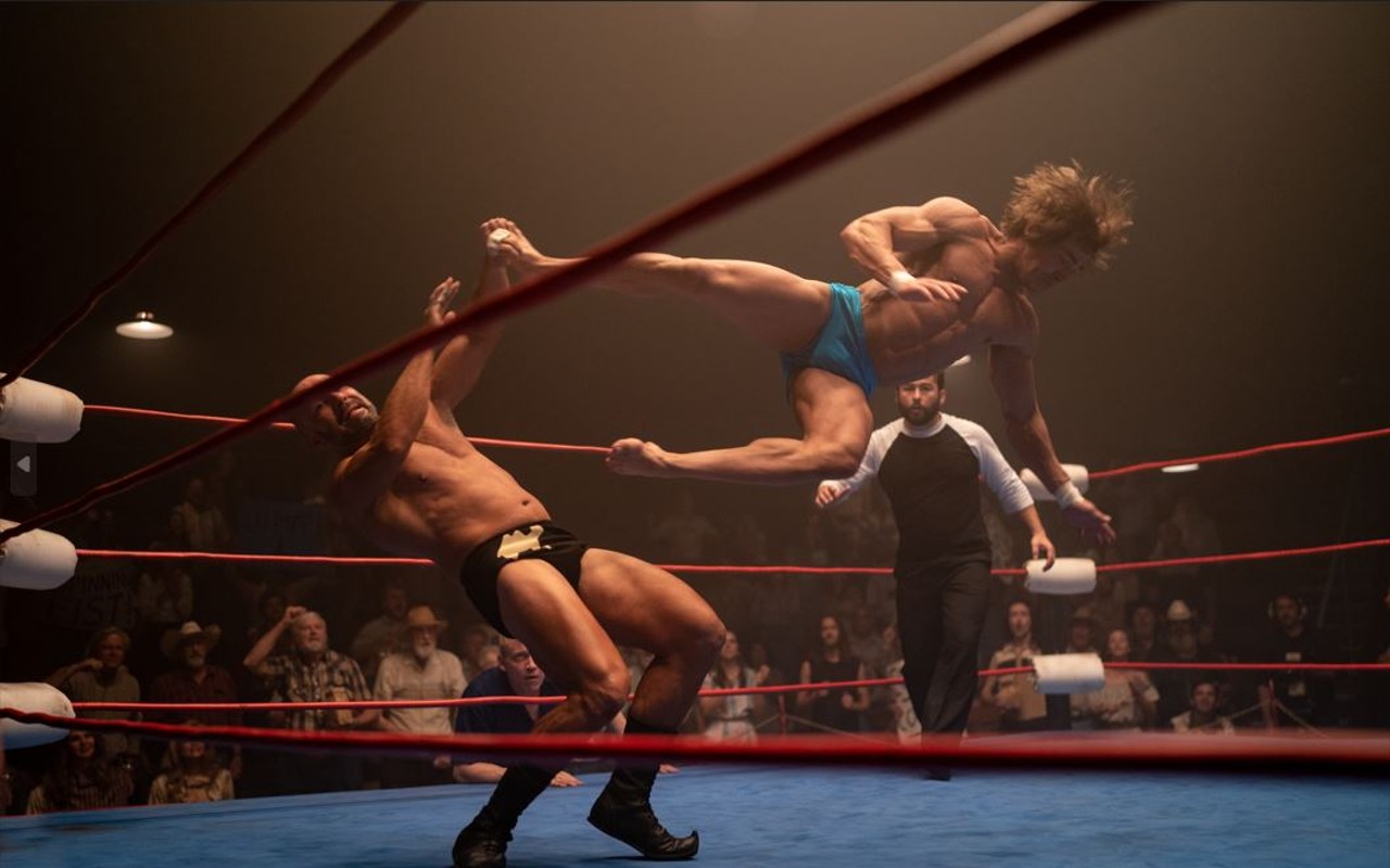 Pro wrestling takes center stage in "The Iron Claw," but there's little joy to be found in this largely empty biopic