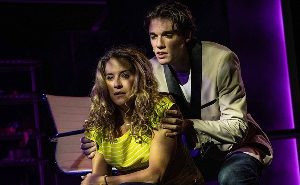 Alexis Carra-Girbés (L) and Ben Sutherland in 'Next To Normal' at Tampa Rep.