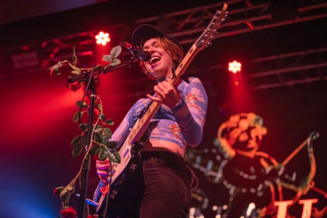 Snail Mail plays The Ritz in Ybor City, Florida on Aug. 24, 2022.