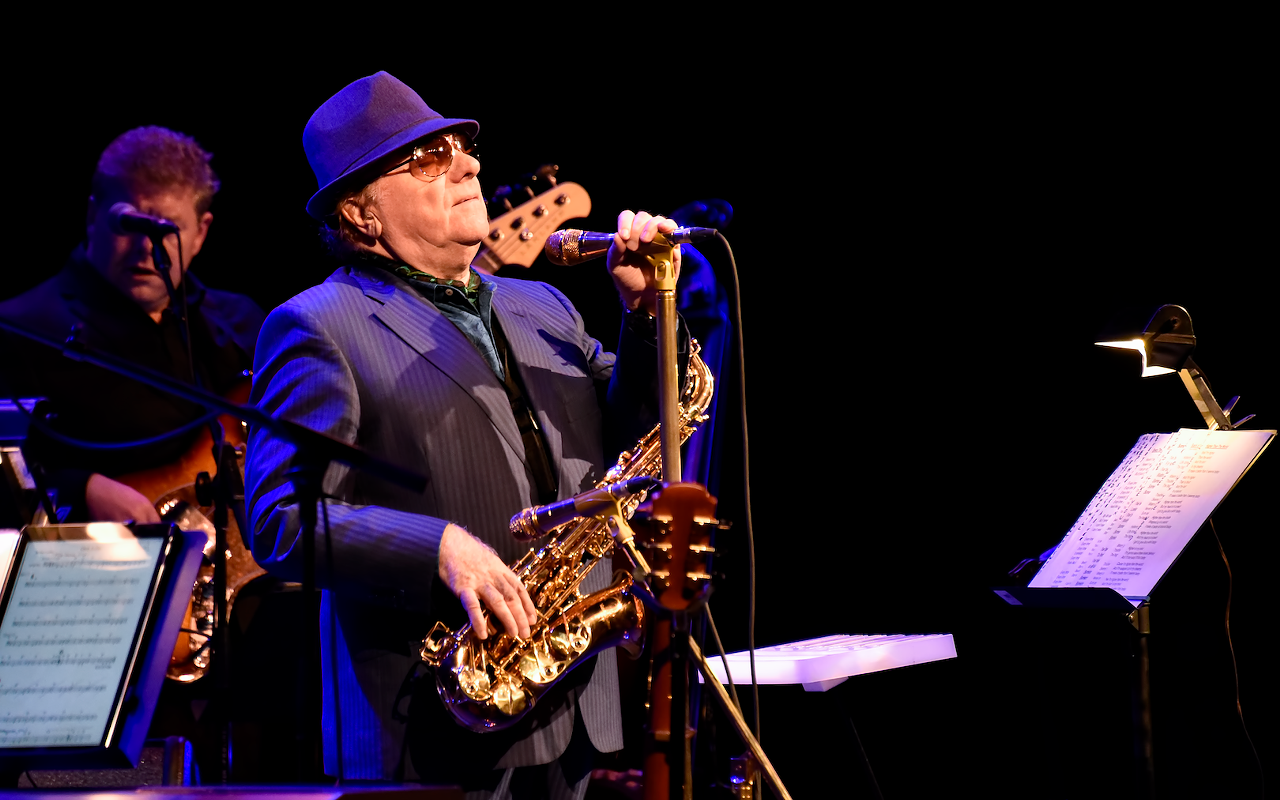 Van Morrison plays Ruth Eckerd Hall in Clearwater, Florida on January 17, 2017.