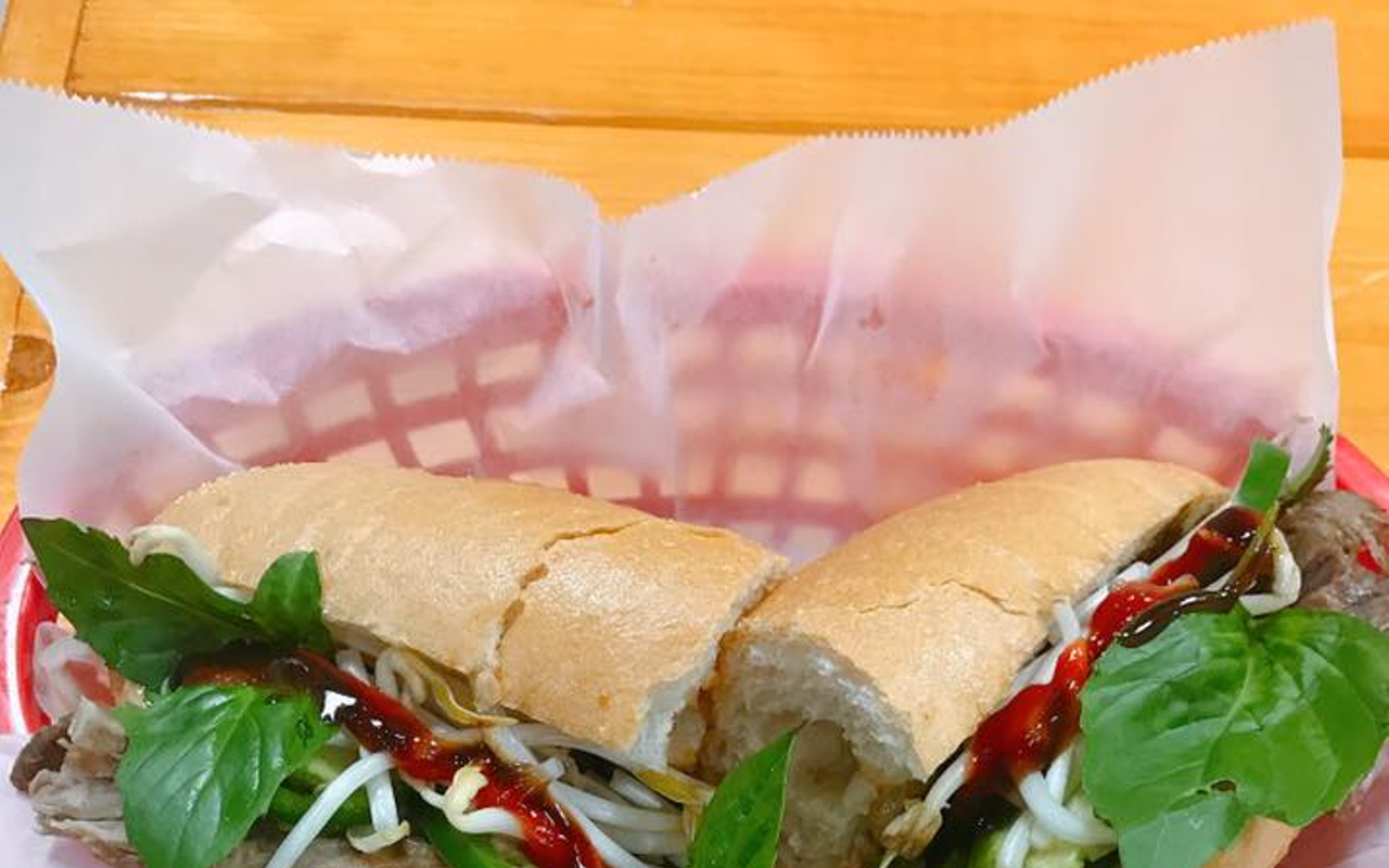 Riverview eatery Pho Loc Tho is telling diners to dunk their banh mi into pho