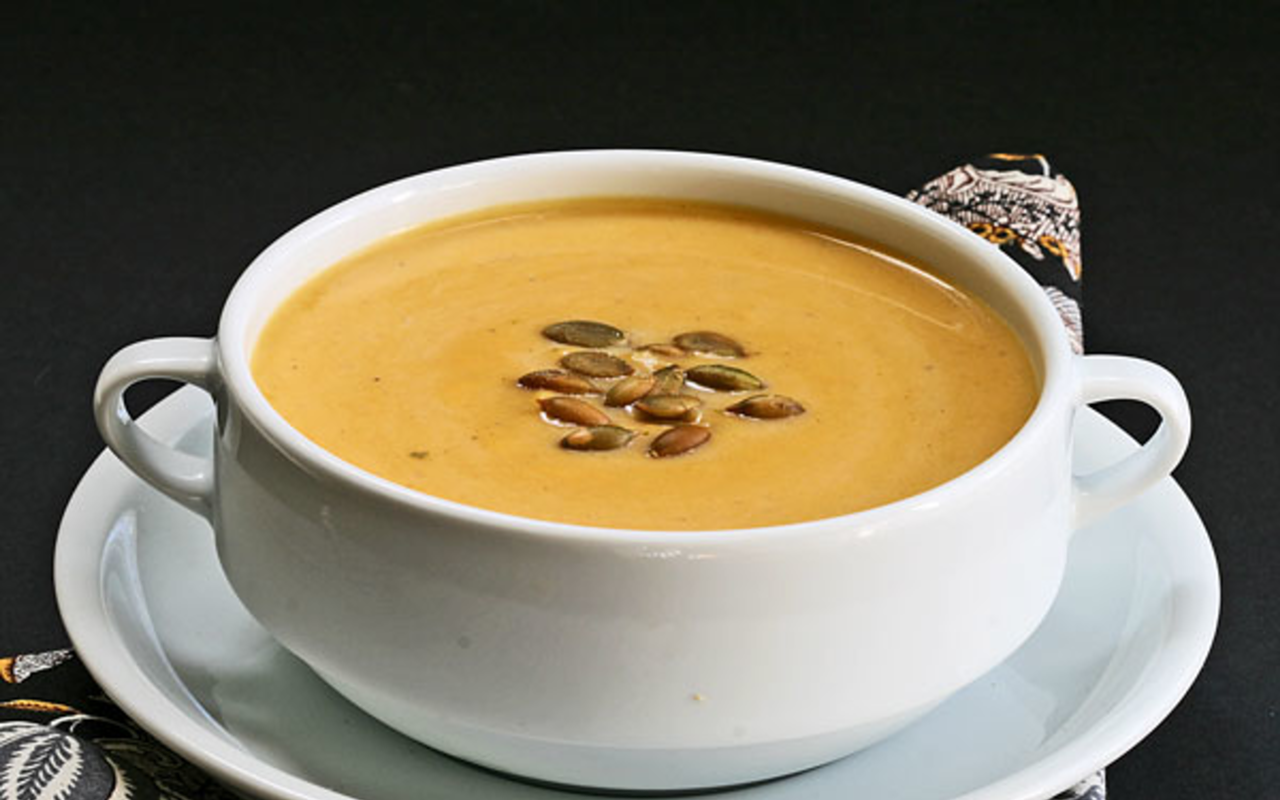 Roasted Butternut Squash Soup recipe, for Thanksgiving and beyond