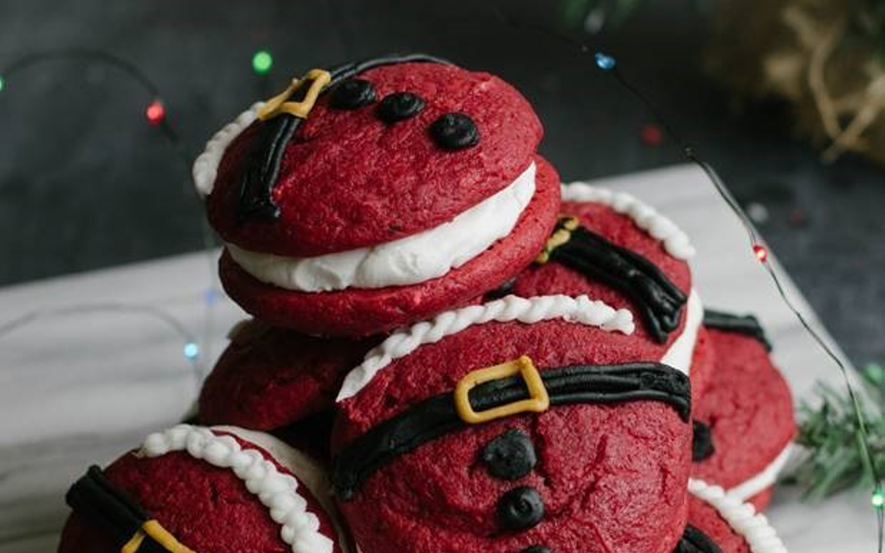 Santa whoopie pies are among the seasonal treats that 4 Rivers is featuring through Christmas Eve.