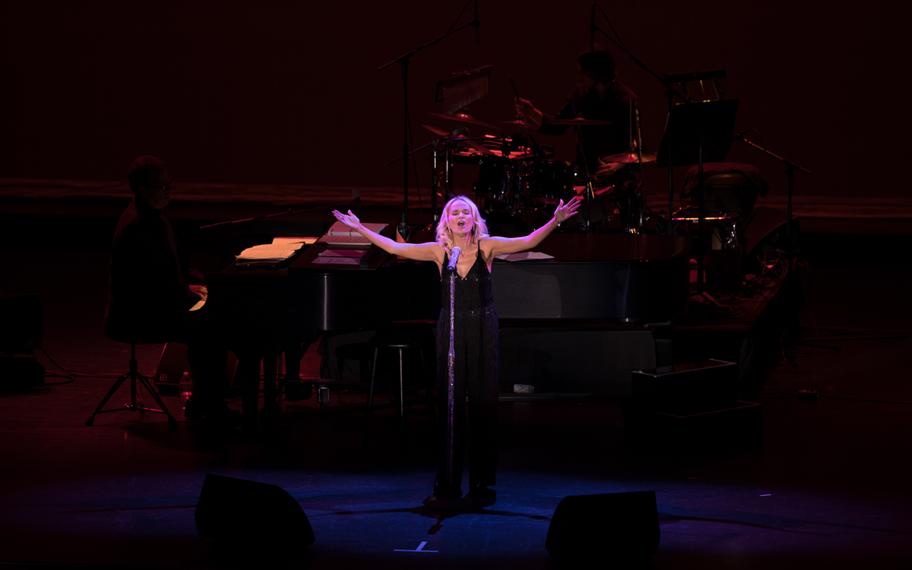 Kristin Chenoweth plays Ruth Eckerd Hall in Clearwater, Florida on April 7, 2017.