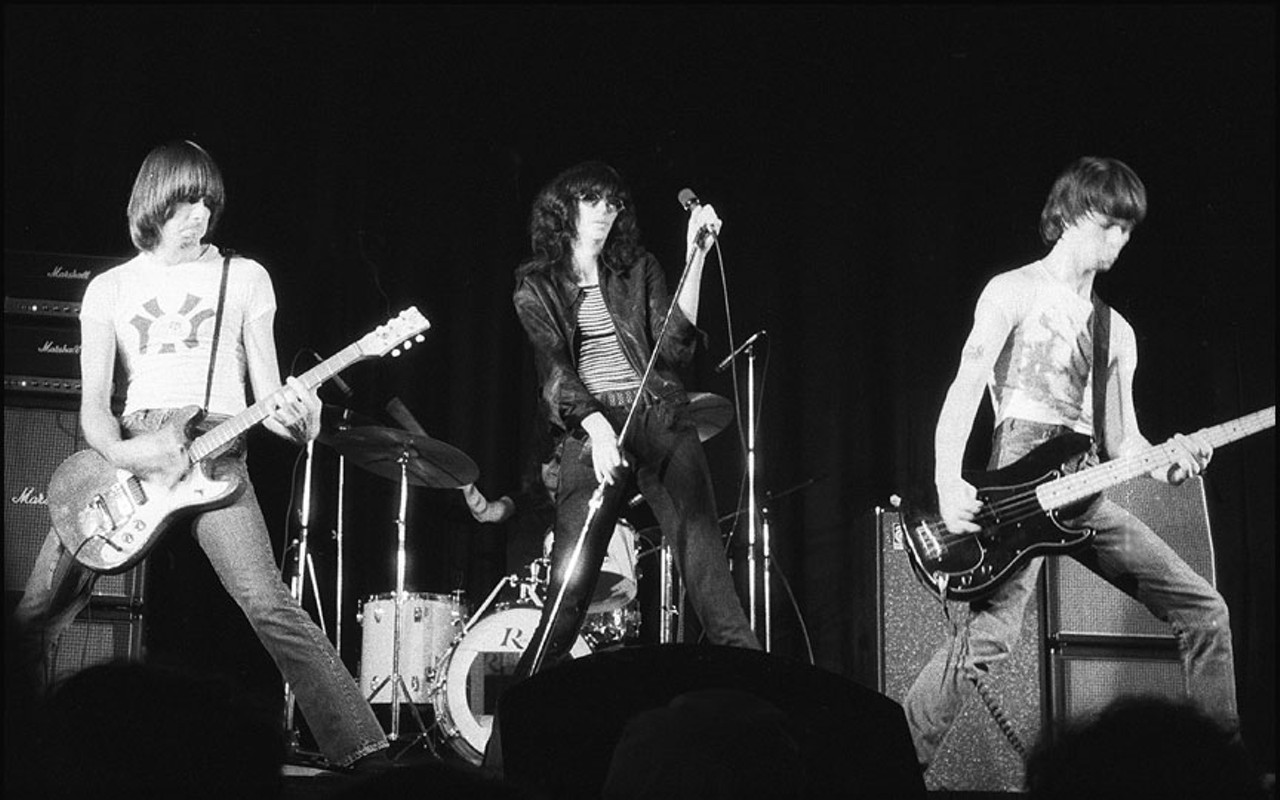 The Ramones in 1976.