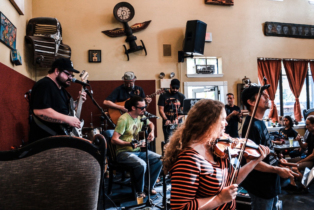 The Holy Terror playing Ella's Americana Folk Art Cafe in Tampa, Florida in September 2019.