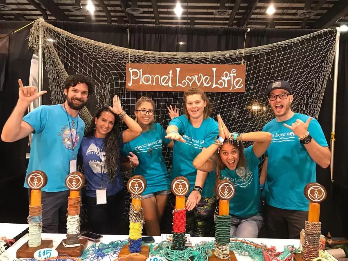 One of the organizations that had a booth at SharkFest.