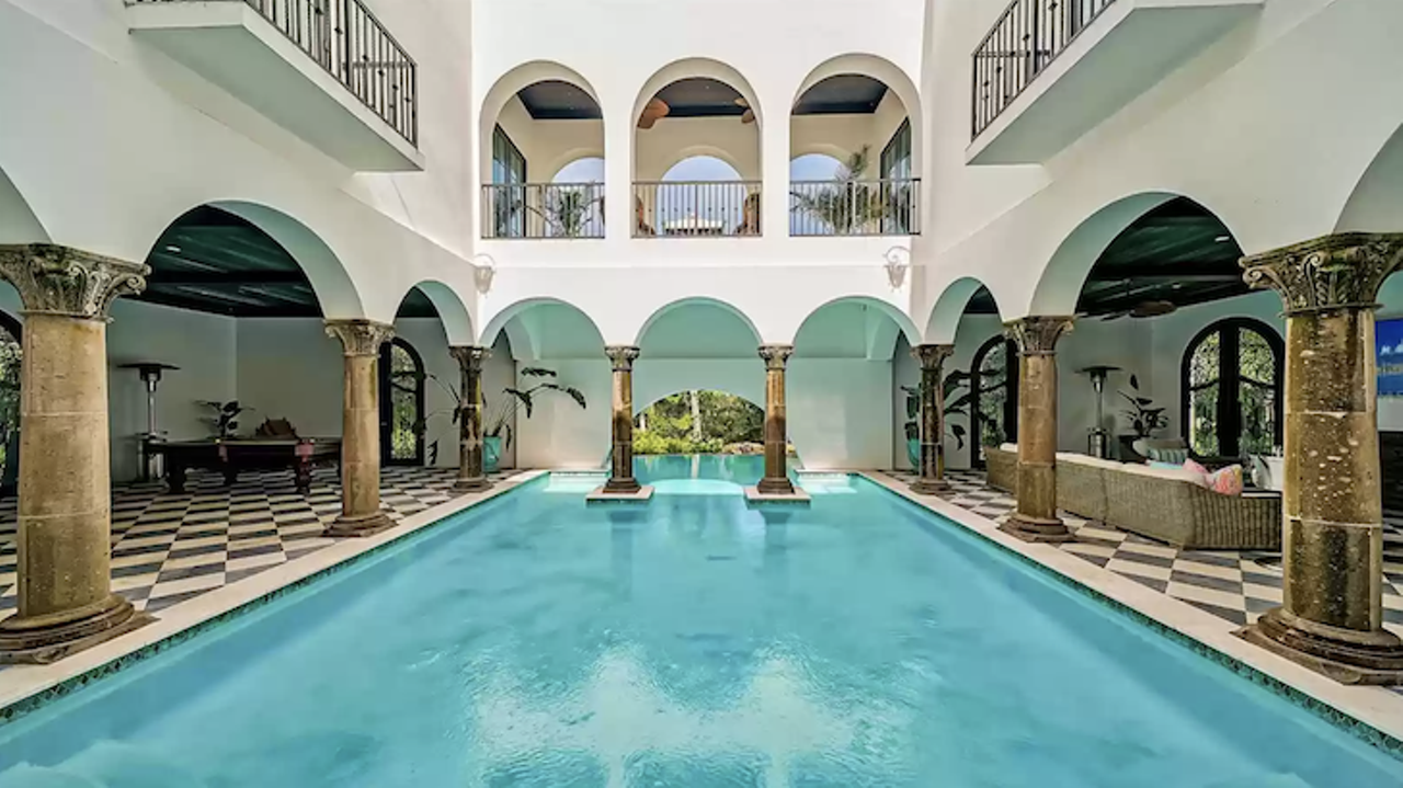 Siesta Key's $5.8 million 'Casa de Flamingo' comes with an indoor-outdoor lap pool