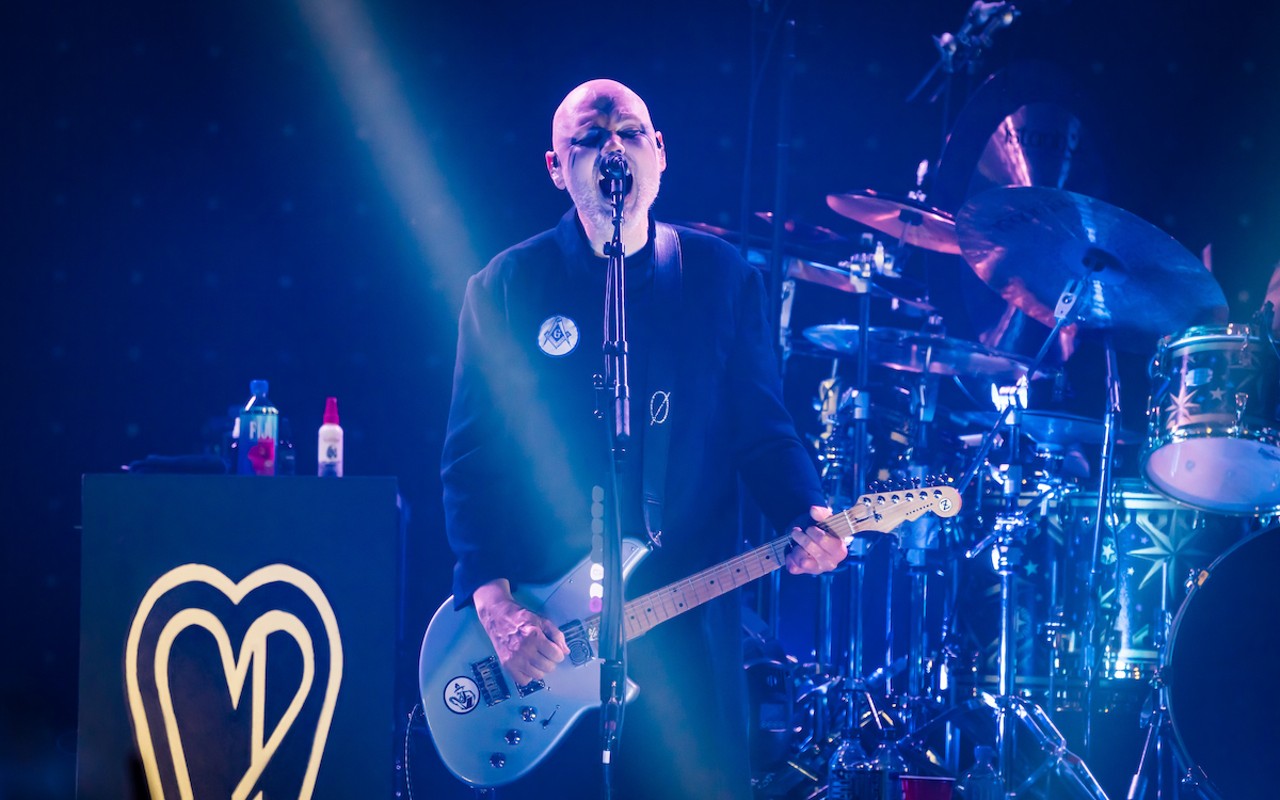 The Smashing Pumpkins, which play MidFlorida Credit Union Amphitheatre in Tampa, Florida on  Aug. 20, 2023.