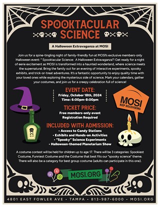Spooktacular Science - Members-Only Halloween at MOSI