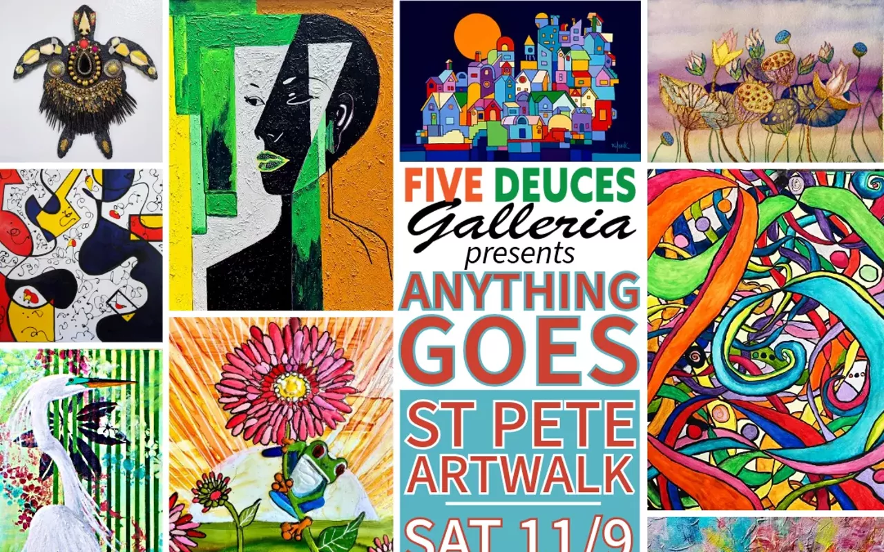 Image: St Pete Artwalk: ANYTHING GOES Art Exhibit @ Five Deuces Galleria