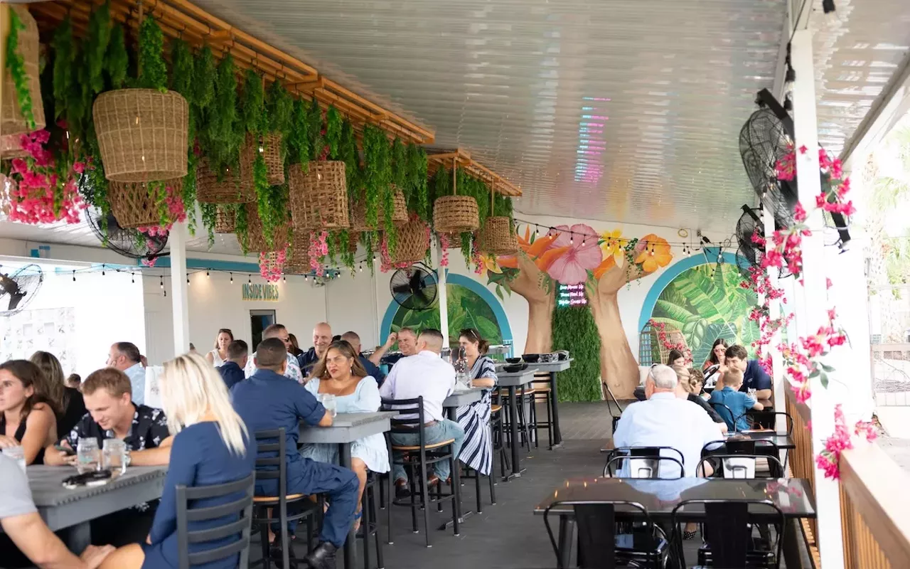 The patio at Nueva Cantina in St. Pete