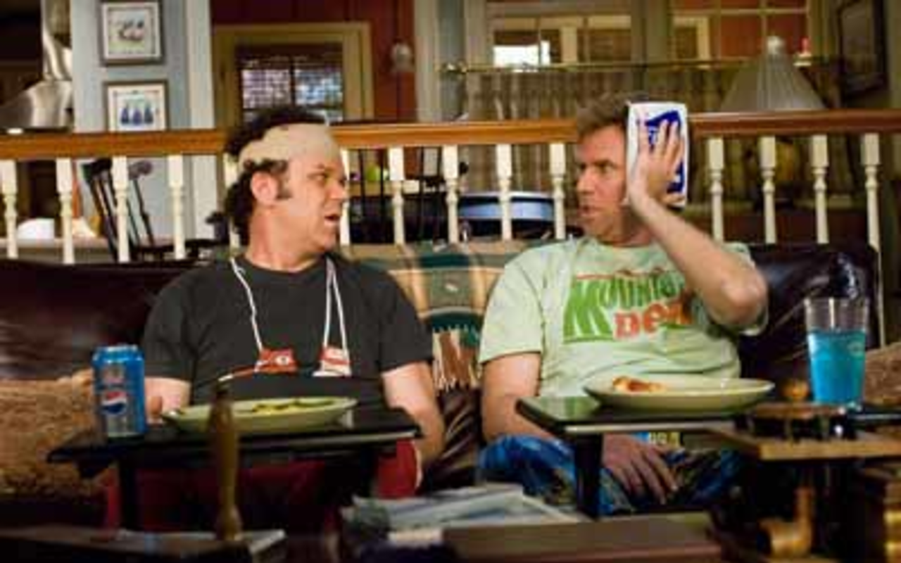 PLAYING NICE: John C. Reilly and Will Ferrell play middle-aged men forced to live together in Step Brothers.