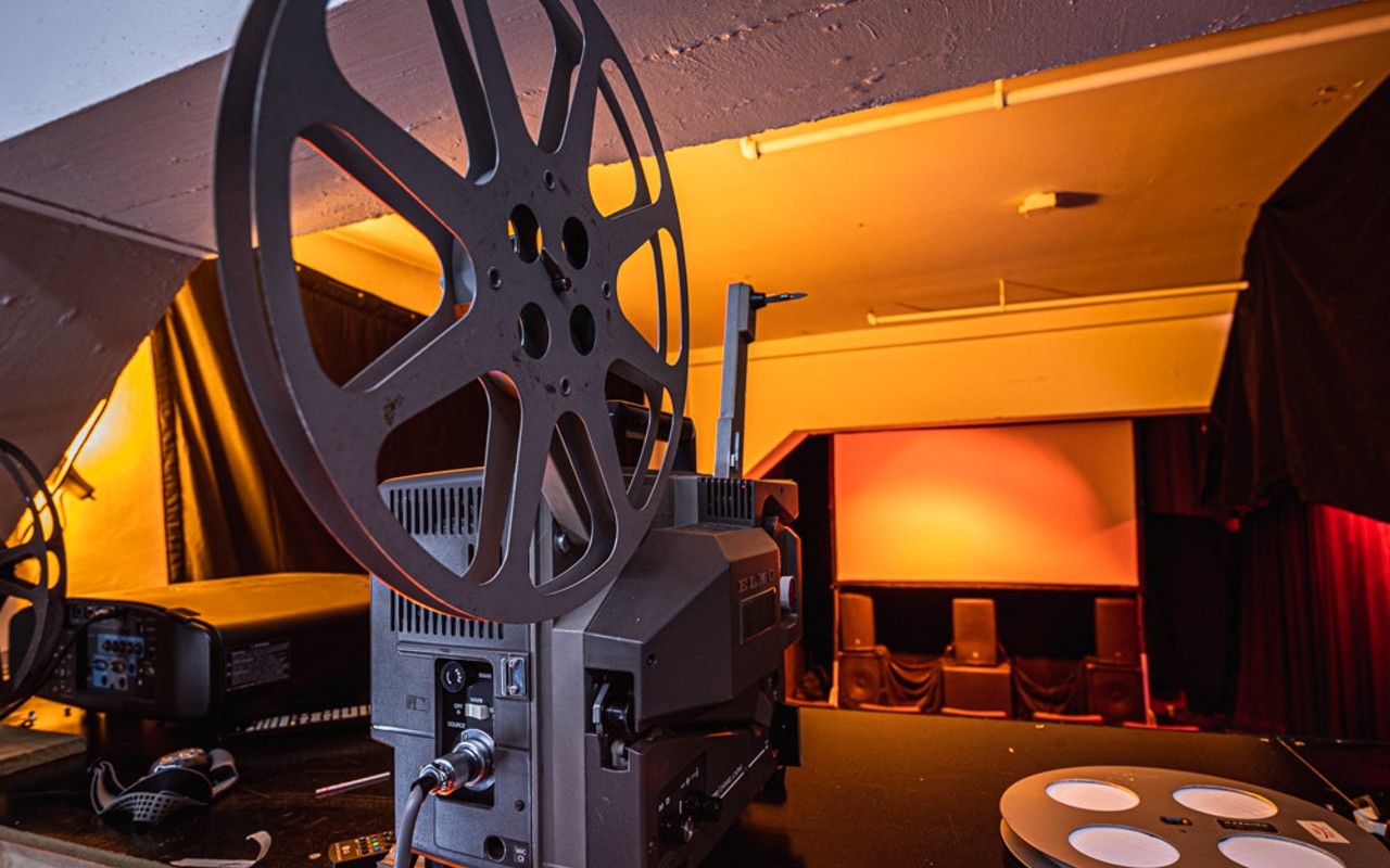 Ybor City's Screen Door Microcinema is a 800-square-foot theater that holds 38 seats, has theater quality sound and screen, Super 8-mm, 35-mm, and 16-mm projectors, and a vast collection of films.
