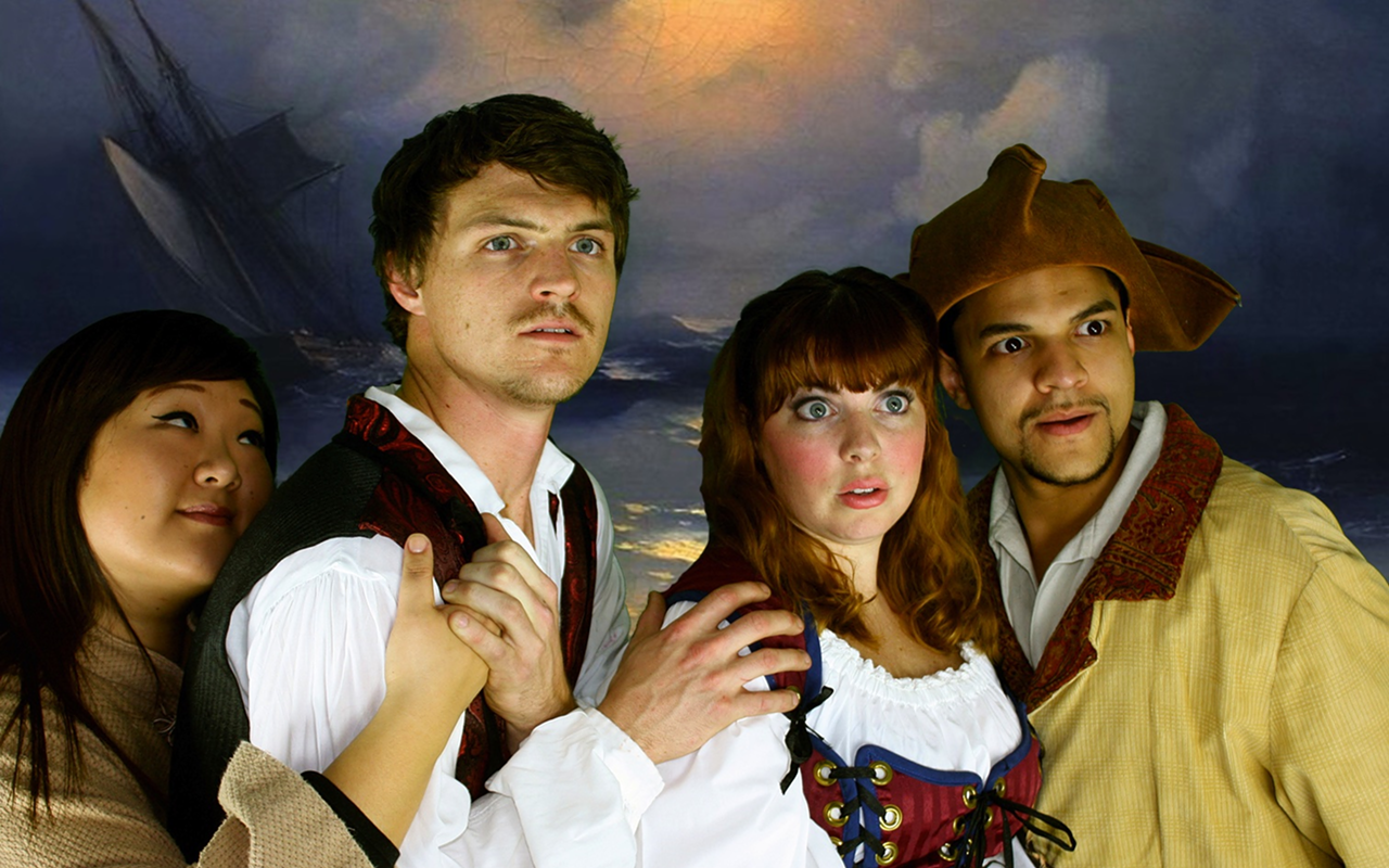 SHIP SHAPE: The cast of Shipwecked!, from left, Gi Young Sung, Chris Jackson, Colleen Cherry and Alex Perez.