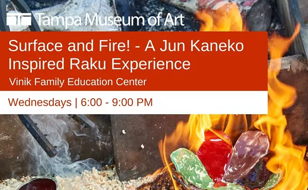 Image: Surface and Fire &ndash; Raku Firing