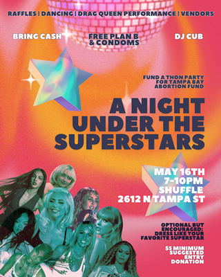 Image: Tampa Bay Abortion Fund's 'A Night Under the Superstars' Fundraising Party