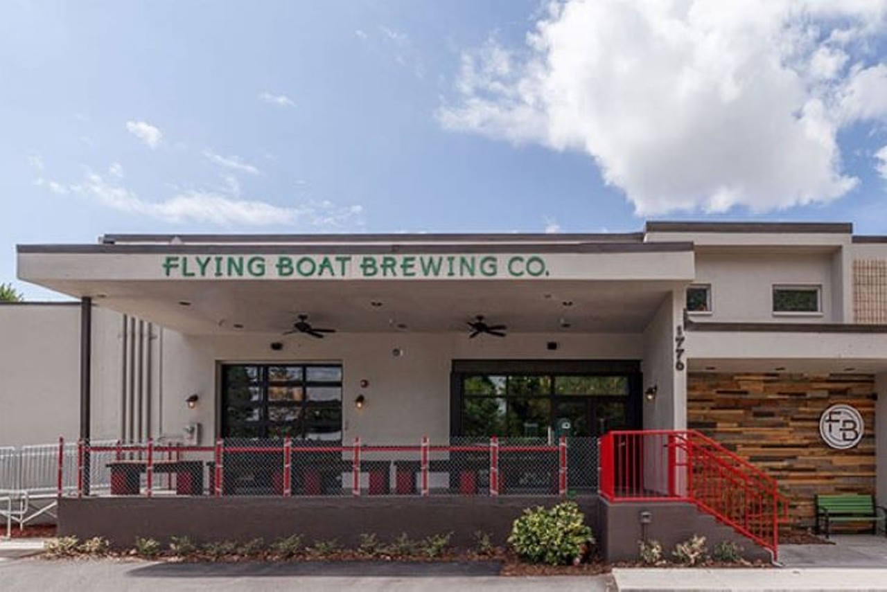 Flying Boat Brewing Company
(727) 800-2999. flyingboatbrewing.com  
For the past few days, Flying Boat has been offering BOGO crowlers or 50% off growlers to different professions like delivery drivers, entertainers and teachers. If you&#146;re feeling really thirsty, you can also order a half-barrel keg from the brewery&#146;s website. 1776 11th Ave N., St. Petersburg.
Photo via Flying Boat&#146;s website