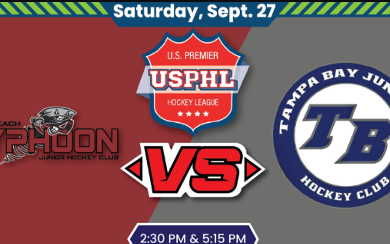 Image: Tampa Bay Juniors Hockey Club vs Palm Beach Typhoon Junior Hockey Club