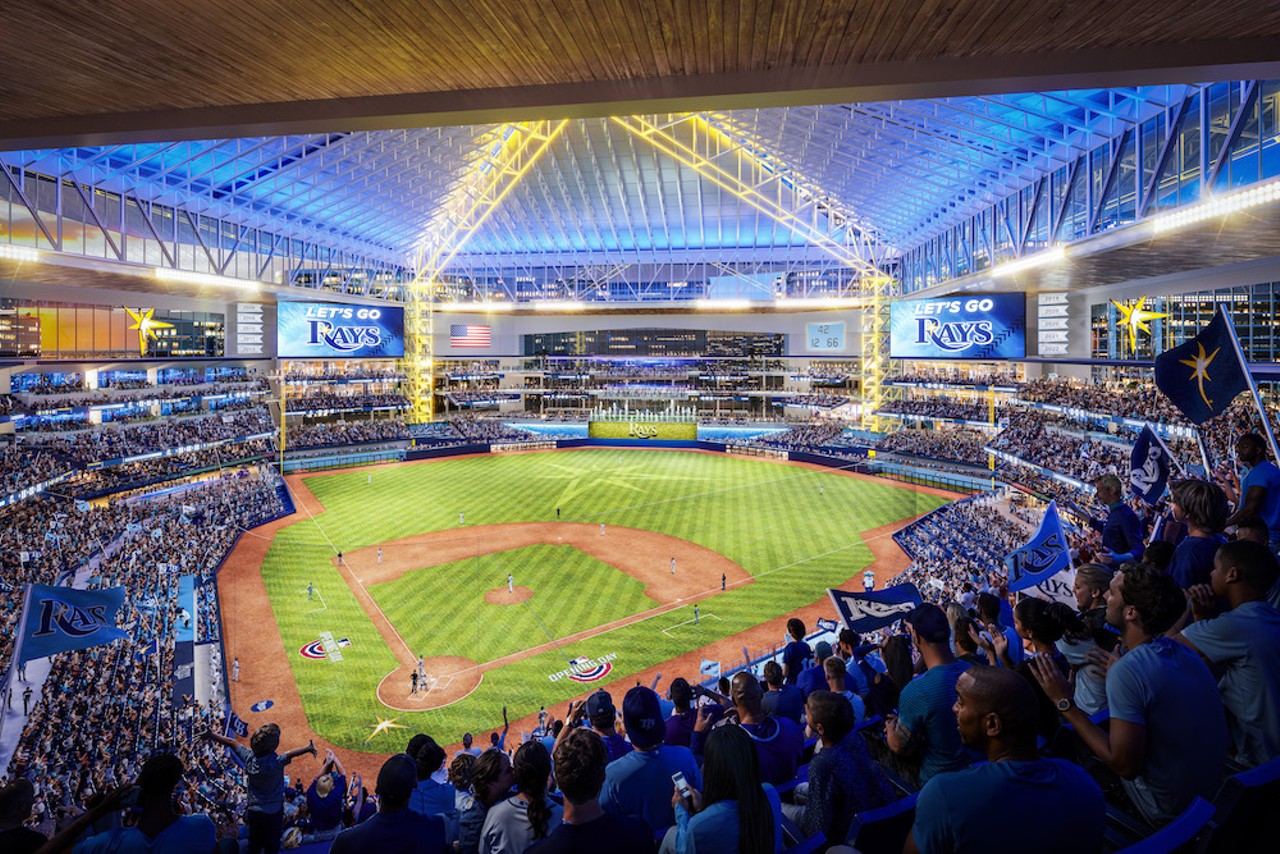 Tampa Bay Rays unveil plans for 1.3 billion St. Pete stadium, deal