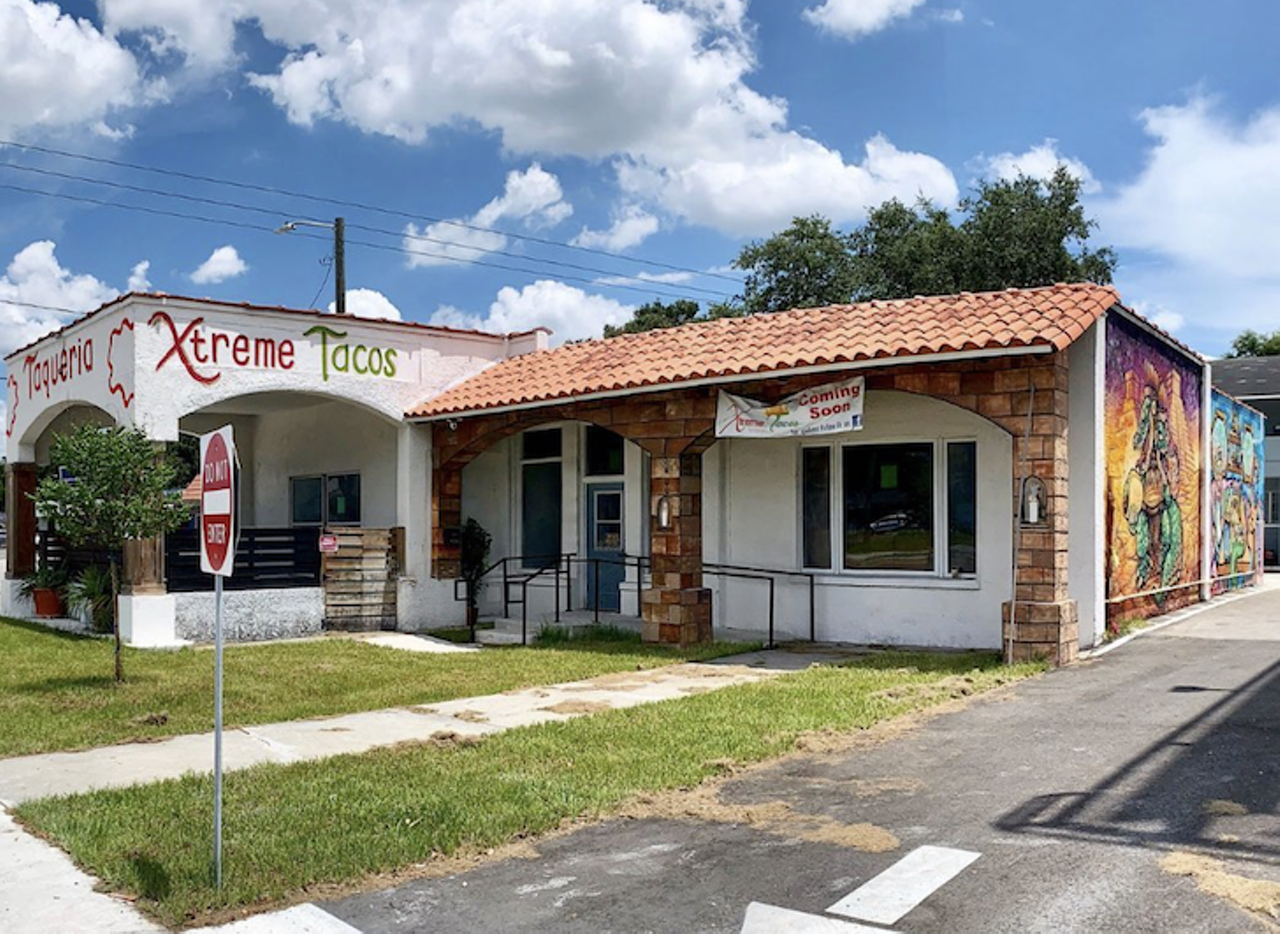 Xtreme Tacos  
223 S. Howard, Tampa
Although Xtreme Tacos closed the doors on its South Tampa location, patrons will soon be able to get a taste of their tostadas, sopes, and churros at their food truck location in Seminole Heights (pictured here). Vegan options are available, as well!
Photo via Xtreme Tacos/Facebook
