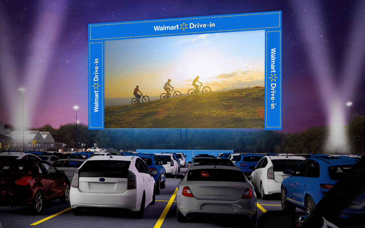 Tampa Bay Walmarts will transform their parking lots into free drive-in movie theaters next week
