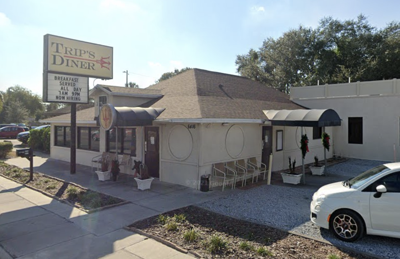 Trip’s Diner
6416 N Florida Ave., Tampa, 813-533-1900
Get ready to stand around outside, because this Best of the Bay award winner specializes in classic diner eats that attract all walks of life, from local politicians to hungover college bros. 
Photo via Google Maps