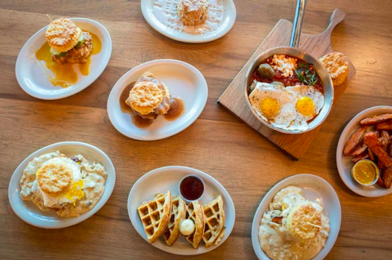 Maple Street Biscuit Co.  
662 Central Avenue, St. Pete, 727-290-6211
There&#146;s one in St. Pete and in Carrollwood, only open from 7 a.m.-2p.m. The menu is stacked with unique combos with their fresh baked biscuits. Mimosas go with everything.
Photo via Maple Street Biscuit Co./Facebook