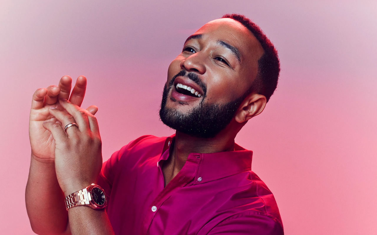 John Legend, who plays Hard Rock Event Center in Tampa, Florida on Aug. 25, 2024.