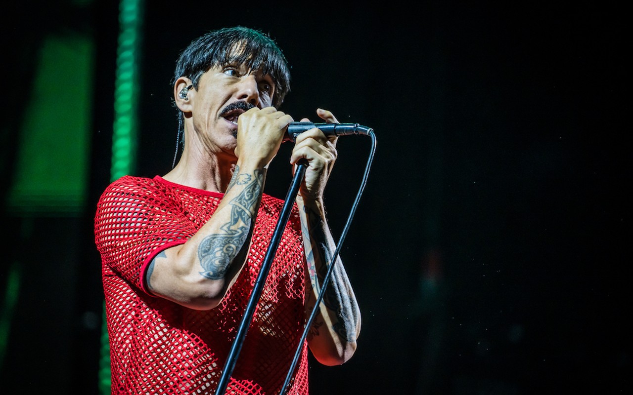 Red Hot Chili Peppers, which plays MidFlorida Credit Union Amphitheatre in Tampa, Florida on June 21, 2024.