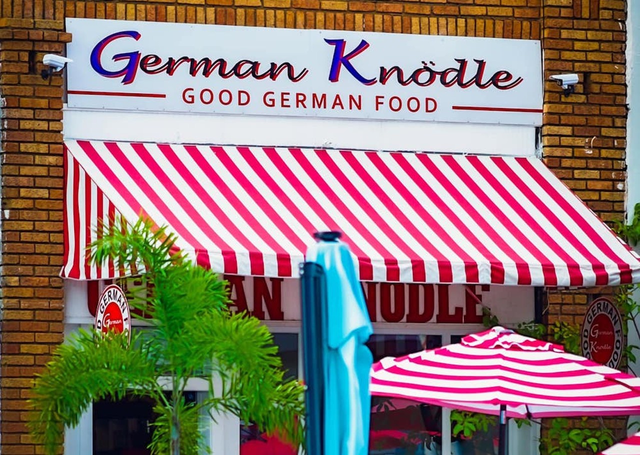 German Knodle
951 Central Ave., St. Petersburg, 727-631-2106
”First things first: these are the best fries I've had in St. Pete! My kasewurst (cheese sausage) was delicious and cooked to perfection, and so was my husband's currywurst. I really enjoyed the sauerkraut too; it was flavorful and spiced well but mild at the same time. I had a very nice glass of riesling, and he had a draft beer that tasted great and was served in a generous half liter stein.” - Samantha E.
Photo via German Knodle/Facebook