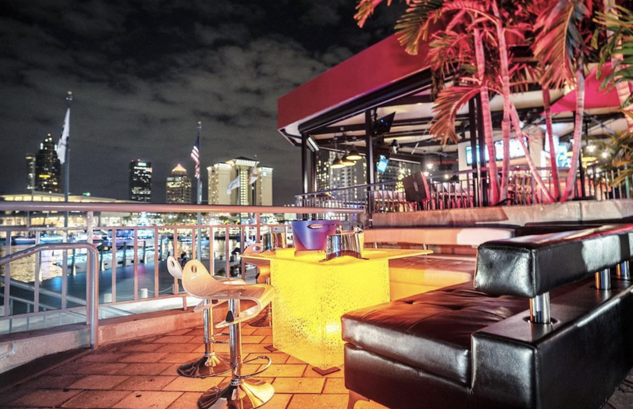 American Social
601 S Harbour Island Blvd. No. 107, Tampa, 813-605-3333
Make no mistake, this  waterfront hangout has a great nightlife crowd, and the views of the Hillsborough River, downtown Tampa, and the convention center might have something to do with it.
Photo via American Social/Instagram