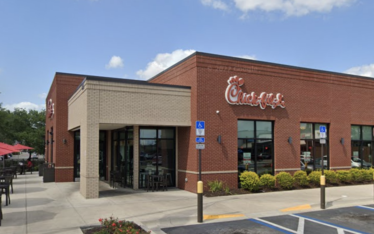 The Chick-fil-A location that violated child labor laws is located at 2551 N Dale Mabry Hwy.