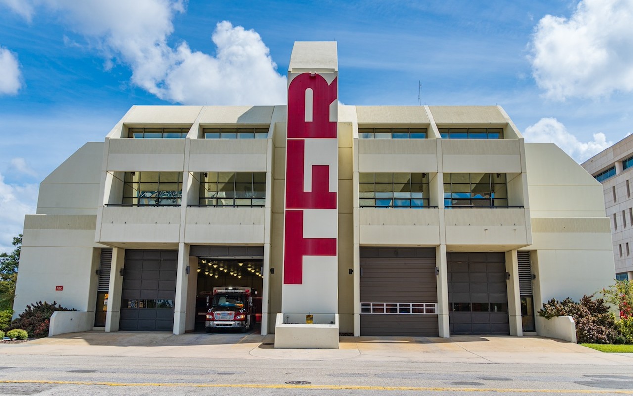 Tampa Fire Rescue Station no. 1 in Tampa, Florida.
