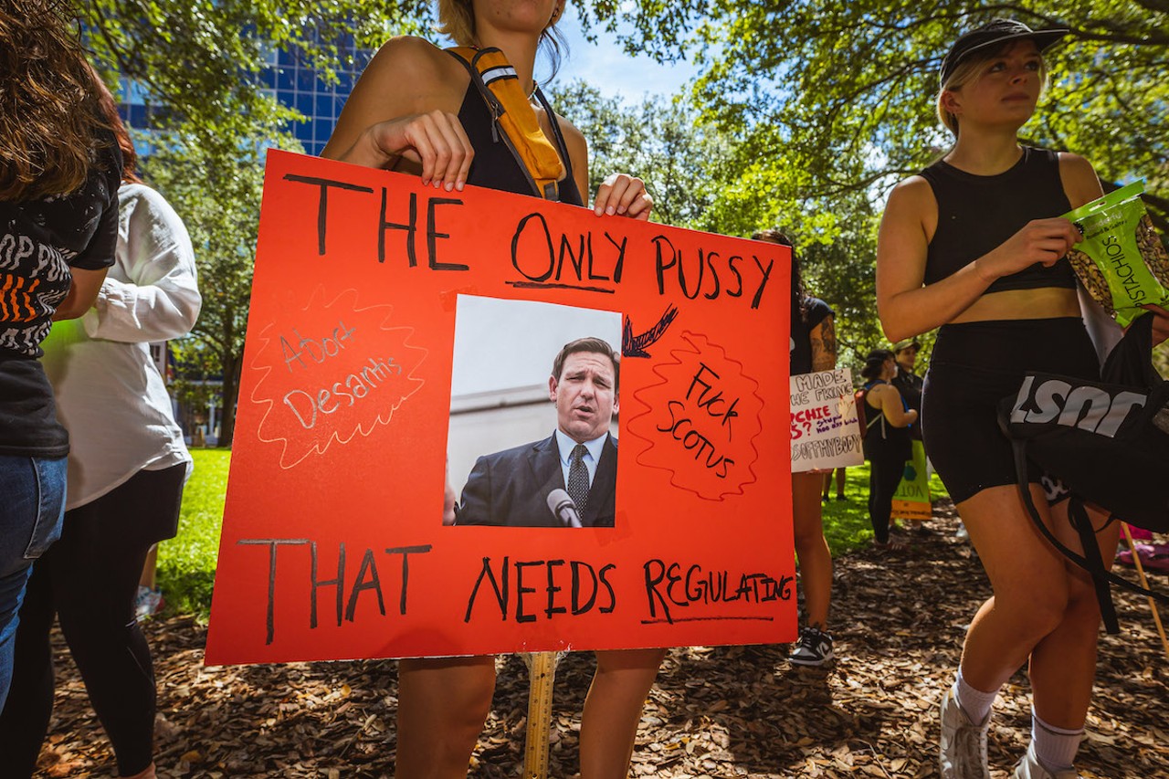 Pro-choice activists regularly rallied against Gov. Ron DeSantis' repeated attached on reproductive rights.