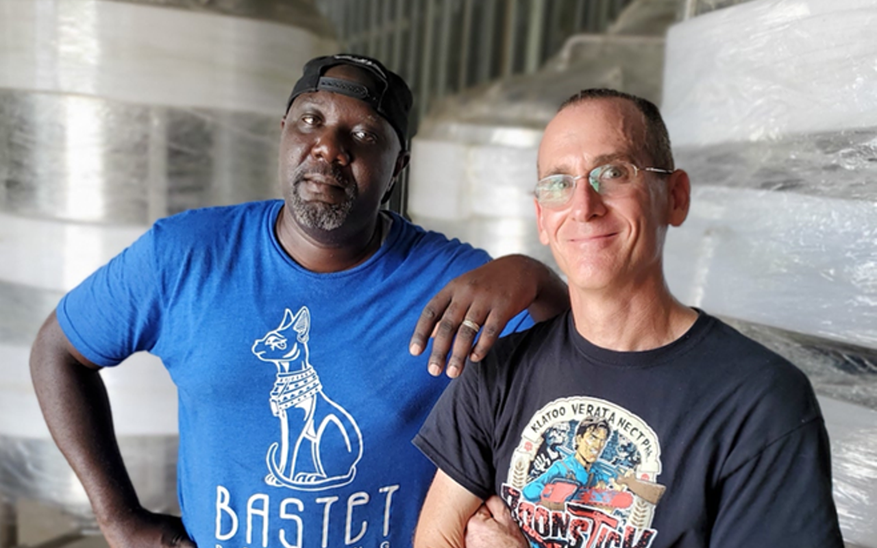 Bastet Brewing co-founders Huston Lett (L) and Tom Ross.