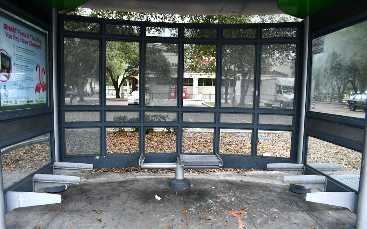 A Metro Rapid bus stop, which had zero seats for over a year at the request of TPD, had two seats reinstalled in December.