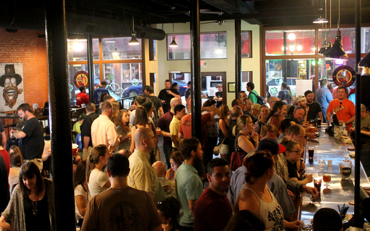 Cigar City Cider and Mead reached capacity during the Funky celebration.