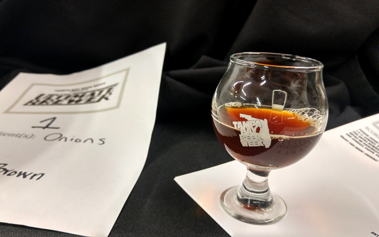 An onion-inflected Indian brown ale was among The Ultimate Brewer entries.