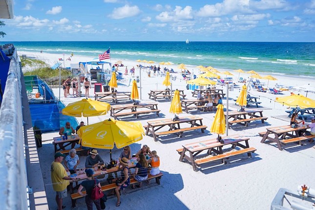 Visit a truly beachside restaurant or bar
    Where else than Tampa Bay can you enjoy a cold beer and cheeseburger while sticking your toes in the sand? Not every restaurant can combine good eats and beachside views. So, hit the link above for a comprehensive list of local restaurants and bars that are truly on the sand.  
    Photo via Caddy’s/Instagram
