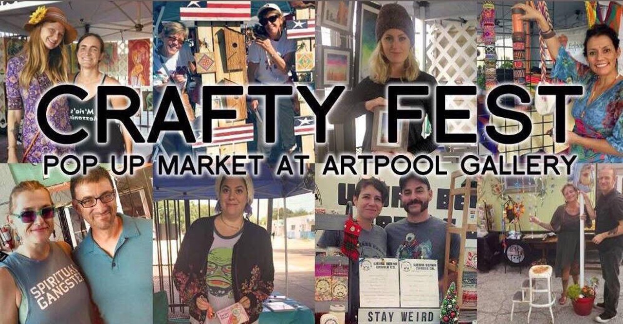 Crafty Fest Market at ARTpool in St. PeteThis weekend&#146;s alternative to mall shopping #buylocalSat. & Sun., Apr. 13-14
Photo via the Facebook event page