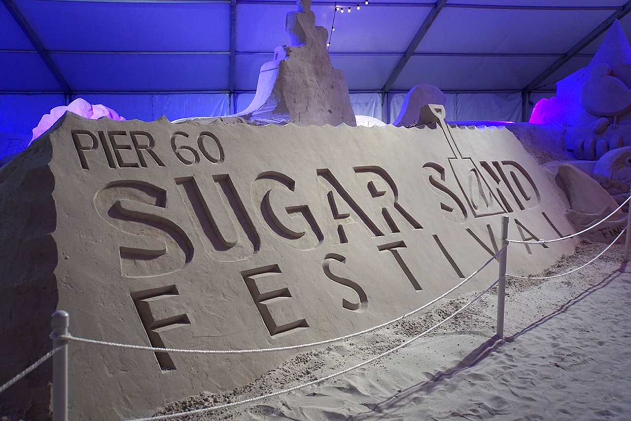 Travel the world without leaving Clearwater BeachThe Sugar Sand Festival opens this Friday, and the theme is &#147;Sea the World, Journey Around the Globe.&#148; Expect to see famous landmarks like the Roman Colosseum sculpted in sand near Pier 60. General admission into the sand sculpture tent is $10 ($8 for kids 4-10, free for kids under 3).Fri., Apr. 12-Sun., Apr. 28
Photo by Jennifer Ring