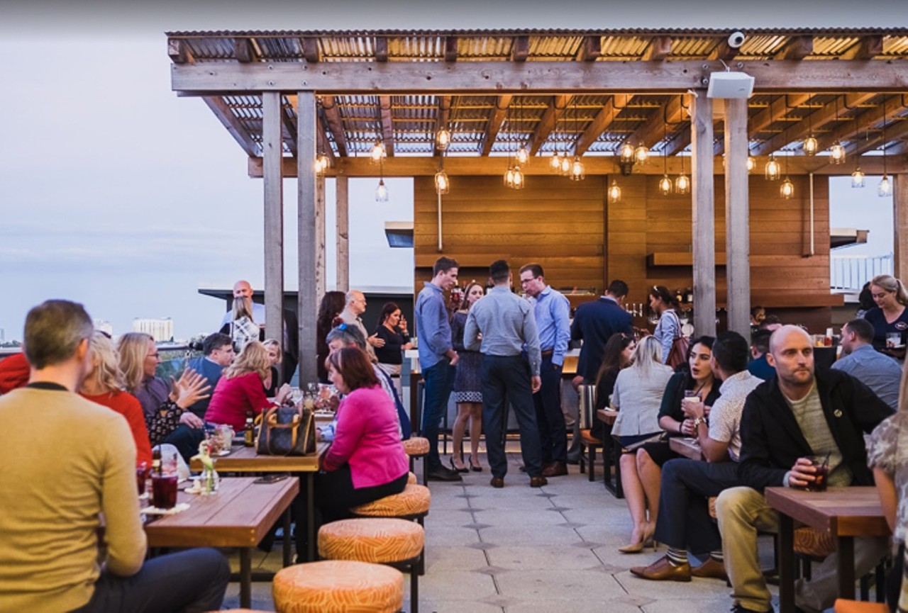 Bulla Gastrobar
930 S. Howard Ave., Tampa
If you&#146;re scouring SoHo for a place to drink, you might miss this somewhat hidden rooftop bar. Bulla offers views of South Tampa while sipping on sangria and devouring a massive platter of paella.
Photo via Bulla Gastrobar/Google Maps